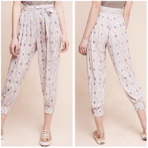 Anthropologie Button Jogger Pants